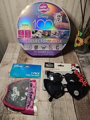 Mini Brands Exclusive Disney 100 Collector. Three Pack Face Mask 2 Pk Sunglasses - Image 1 of 4