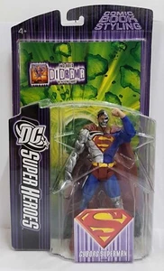 DC Super Heroes Cyborg Superman Action Figure S3 Select Sculpt Mattel 2007 - Picture 1 of 2