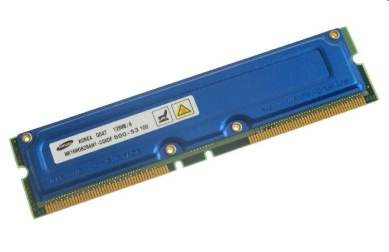 KMMR18R88AC1-RG6 - 128MB PC600 Rdram ECC 53NS Memory  - Image 1 of 1