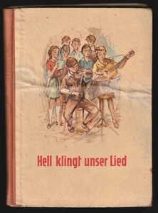 Frimar 1956 von Volksschule " Liederbuch " mit Titel " Hell klingt unser Lied " - Bild 1 von 16