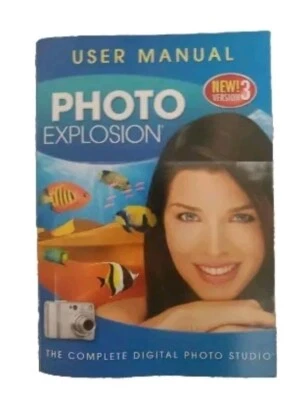 Nova Photo Explosion Deluxe Vers 3 Complete Digital Photo Studio 4 Disk & Manual - Image 1 of 2