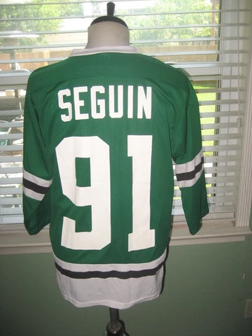 DALLAS STARS TYLER SEGUIN #91 SCREENED NHL HOCKEY JERSEY sz YOUTH LARGE Cover