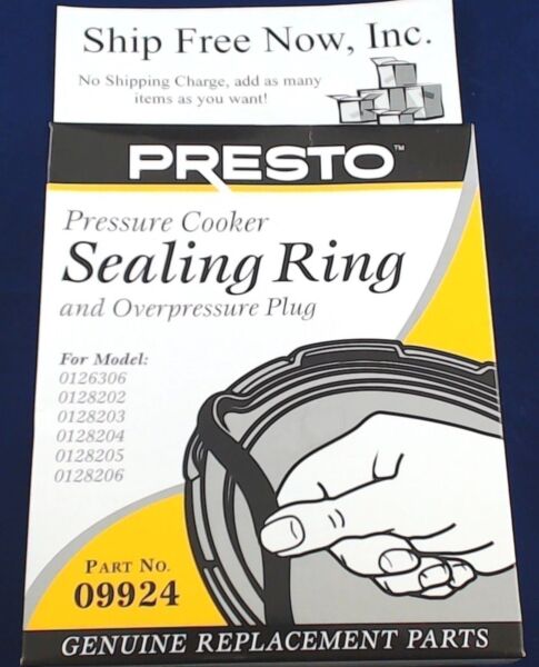 09936, Pressure Cooker Sealing Ring Gasket Fits Presto 0126002 Models