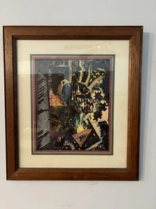 Original Mixed Media Painting Signed Framed Art Painting CH Anderson 1/05 17” - Picture 1 of 15
