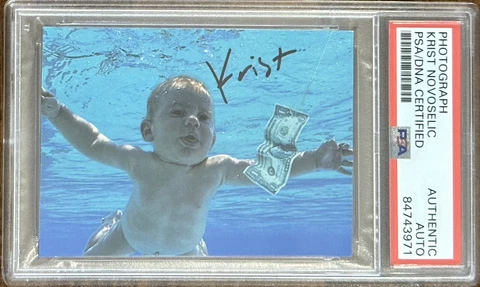 KRIST NOVOSELIC NIRVANA SIGNED PHOTOGRAPH AUTOGRAPH PSA DNA CERTIFIED PICTURE Cover