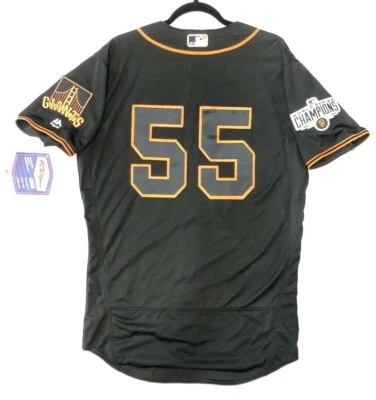 Jersey MAJESTIC AUTÉNTICO 44 GRANDE, GIGANTES DE SAN FRANCISCO TIM LINCECUM, BASE FLEXIBLE Foto 1 de 4