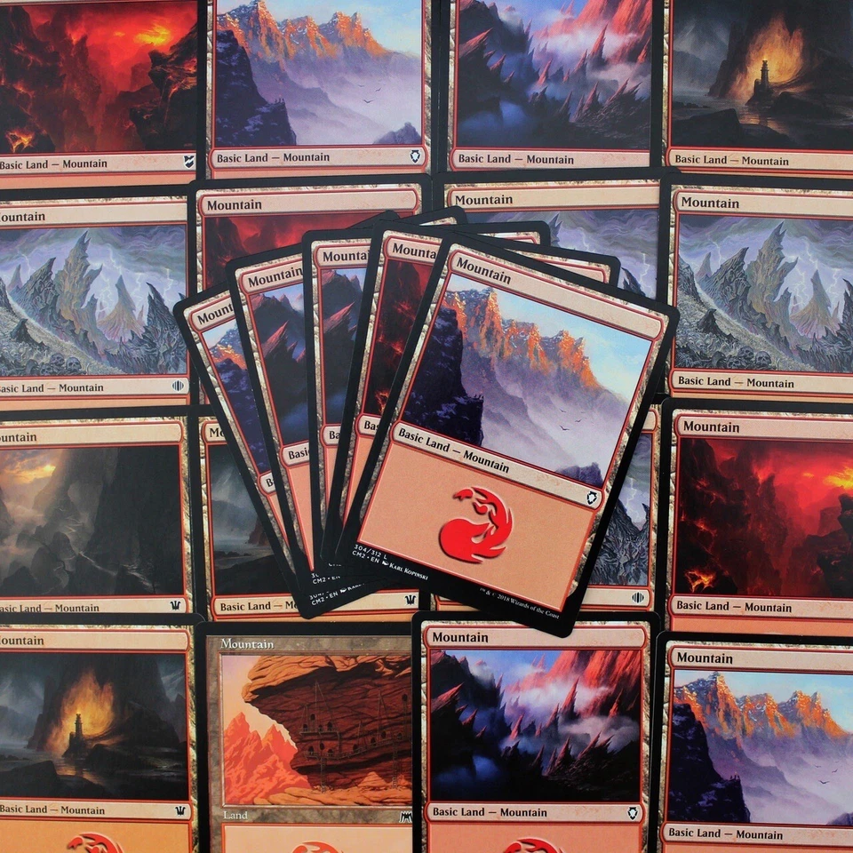 MTG Basic Land Pack (Magic The Gathering) - 25 Basic Mountains - Image 1 of 1