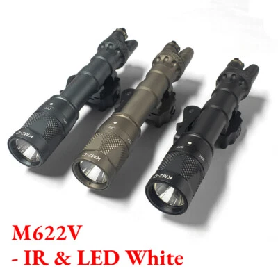SOTAC M622V LED & IR Lighting Tactical light W/ QD Mount + Switch Fit 20mm Rail - Image 1 of 4