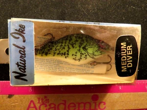Vintage Lazy Ike Natural Ike Medium Diver Fishing Lure NOS Crappie - Picture 1 of 4