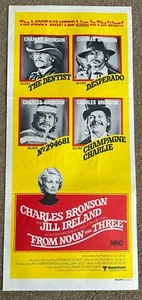 FROM NOON TILL THREE original poster CHARLES BRONSON WESTERN - Picture 1 of 1
