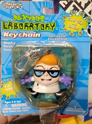 2000 Cartoon Network Trendmasters Laboratorio Dexter Talking Llavero De Colección Foto 1 de 4