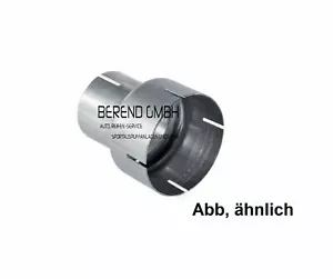 78 auf 65mm Reduzierstück Innenmaße Edelstahl Auspuffadapter - Bild 1 von 1