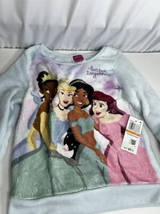 Disney Princess Size 6X Girls Better Together Cozy Pullover Sweatshirt Warm NWT - Picture 1 of 5
