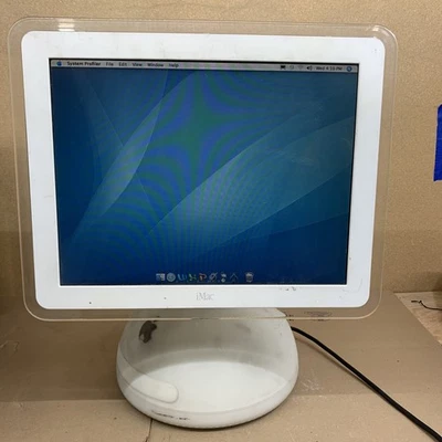 iMac PowerMac G4 15" 2003 700MHz PowerPC 7441 768MB RAM 40GB HDD No OS - Image 1 of 4