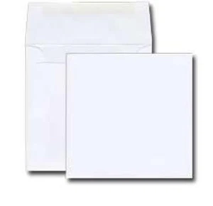 5 1/2 Square Invitation Envelope - White (5.5 x 5.5) -Pckg of 100 - Picture 1 of 1