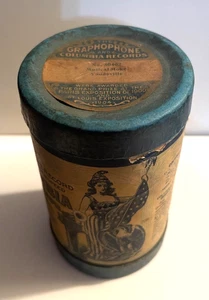 COLUMBIA 2 MINUTE CYLINDER 30402 - "MUSICAL MOKE" ( VAUDEVILLE) MATCHING LID. - Bild 1 von 8