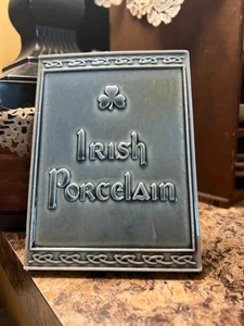 IRISH PORCELAIN Plaque - Sign - Display - by WADE - Picture 1 of 2