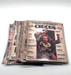 Vintage Lot Of 13 1970s-80s CIRCUS Magazine Rock & Roll Music FULL LIST IN DESC - Picture 1 of 8