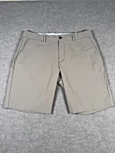 KJUS Shorts Uomo 36 Khaki Ike Golf 10" Performance Chino Bermuda Sportivo - Foto 1 di 8
