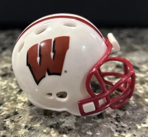 "Mini casco Wisconsin Badgers Riddell 2"" Revolution Pocket Pro 2010" - Imagen 1 de 8