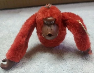 Kipling Schlüsselanhänger Daumenlutscher Affe Carlos rot Kunstfell - Bild 1 von 7