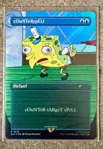 Counterspell, Secret Lair Drop Series, Foil,  Sponge Bob, MTG, SLD R 7010, Engl. - Bild 1 von 4