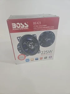 Altavoces de audio para automóvil Boss 4" 4 ohmios cuatro pulgadas Falta cable LED BE423 225 vatios azul - Imagen 1 de 10