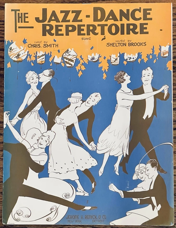 Compositores NEGROS CHRIS SMITH & SHELTON BROOKS partituras JAZZ DANCE REPERTORIO Foto 1 de 1