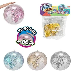 Inflatable Glitter Balloon, 60 cm 35880Z - Picture 1 of 7