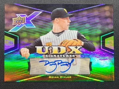2008 UPPER DECK X BRIAN BIXLER #BI UDX SIGNATURES AUTO AUTOGRAPH PIRATES  - Image 1 of 2