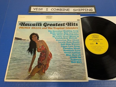 Prince Kalua - Hawaiis Greatest Hits - 1963 Hawaiian Music LP VG VINYL RECORD Foto 1 de 2