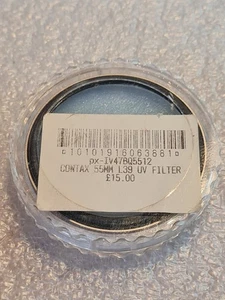 Contax 55mm L39 UV Camera Filter - Picture 1 of 7
