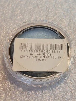 Contax 55mm L39 UV Camera Filter - Image 1 of 4