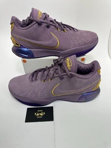 Nike Lebron XXI 21 Basketball Shoes Purple Rain Gold FV2345-500 Mens Size 13 - Picture 1 of 7