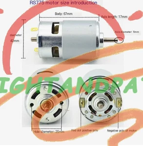 1PC For 12V-20V High Speed DC Garden Tool/Toy Motor RS-775 DC Motor #Li - Picture 1 of 1