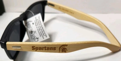 Óculos de sol premium colecionável University Of Michigan State Spartans UV 400  - Imagem 1 de 3