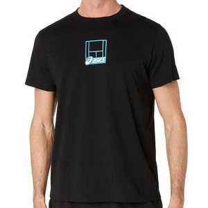 ASICS Court Core Graphic Tee Men's Tennis T-Shirt Casual Top AsiaFit 2041A355001 - Picture 1 of 8