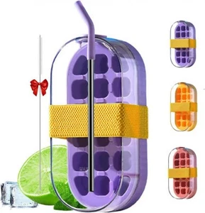 2-in-1 My Crush Cup Ice & Cool Summer Ice Bottle Cup, Contact-Free Design 800ML - Picture 1 of 12