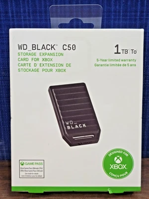 WD_BLACK 1TB C50 Expansion Card for Xbox, External SSD - WDBMPH0010BNC-WCSN - Image 1 of 4