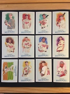 2010 Topps Allen & Ginter Minnesota Twins Team Set 12 Karten mit SP - Bild 1 von 1