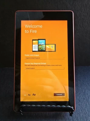 Amazon Fire 7 (7th Gen) 8GB Wi-Fi 7"  SR043KL Red Factory Reset   - Image 1 of 4