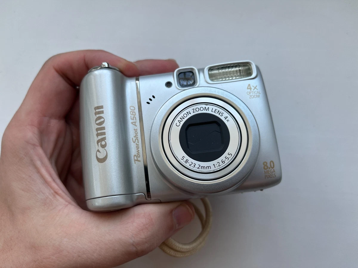 Canon PowerShot A580 コンパクトデジタルカメラ 美品】Canon PowerShot A580 単3電池駆動 キャノン パワーショット