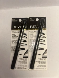 Revlon Colorstay Liquid Eye Pen Triple Edge - 002 Blackest Black pack of 2 - Picture 1 of 1