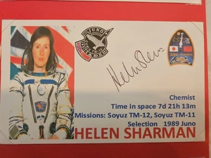 NASA Astronautin Helen Sharman Sojus 3x5 Autogrammkarte - Bild 1 von 1