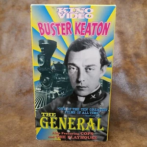 Buster Keaton The General, Cops, and The Playhouse (VHS 1995 Kino Video) - Picture 1 of 3