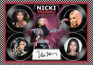 Nicki Minaj - A4 Photo Print Exclusively Made By Mashed Designs - Imagen 1 de 7