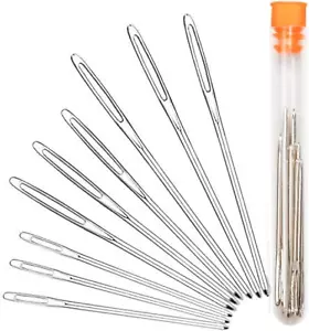 Large-Eye Blunt Needles, Stainless Steel Yarn Knitting Needles, Sewing Needles, - Picture 1 of 8