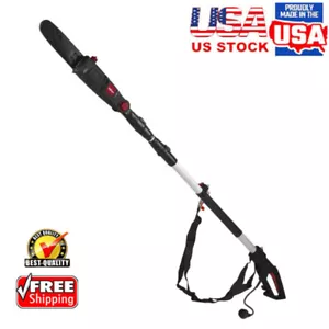 Corded Electric 6.5-Amp 10-inch Pole Saw Adjustable Telescoping Pole Chainsaws - Picture 1 of 10