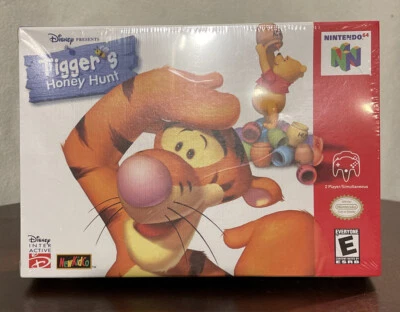 Tigger's Honey Hunt (Nintendo 64, 2000) N64 Brand New Factory Sealed - Image 1 of 4