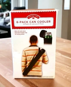 Holiday Time verstellbarer Schultergurt 6er Pack Dosenhülle Kühlbox ~ NEU - Bild 1 von 8